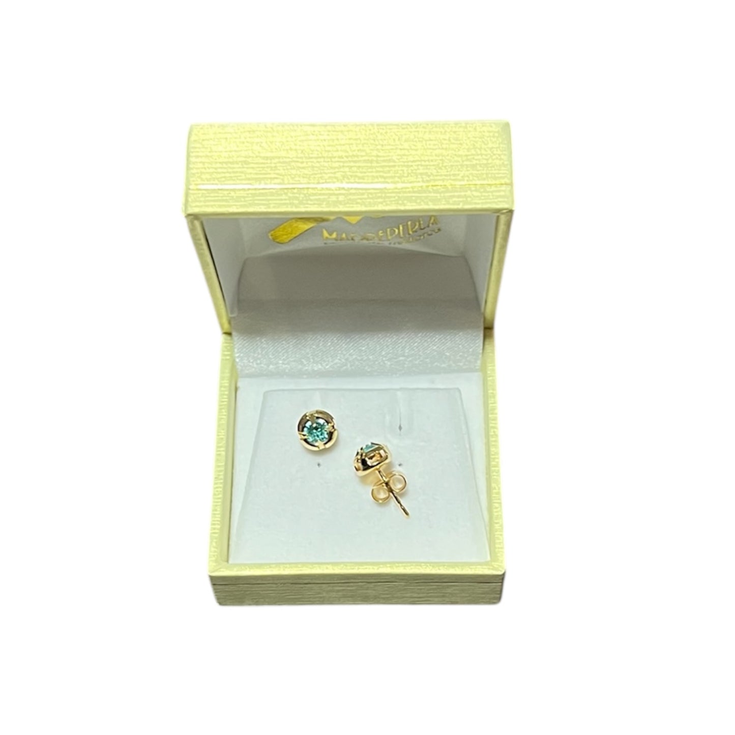 Aros de Mallorca enchapado en oro 18K Cristales Swarovski