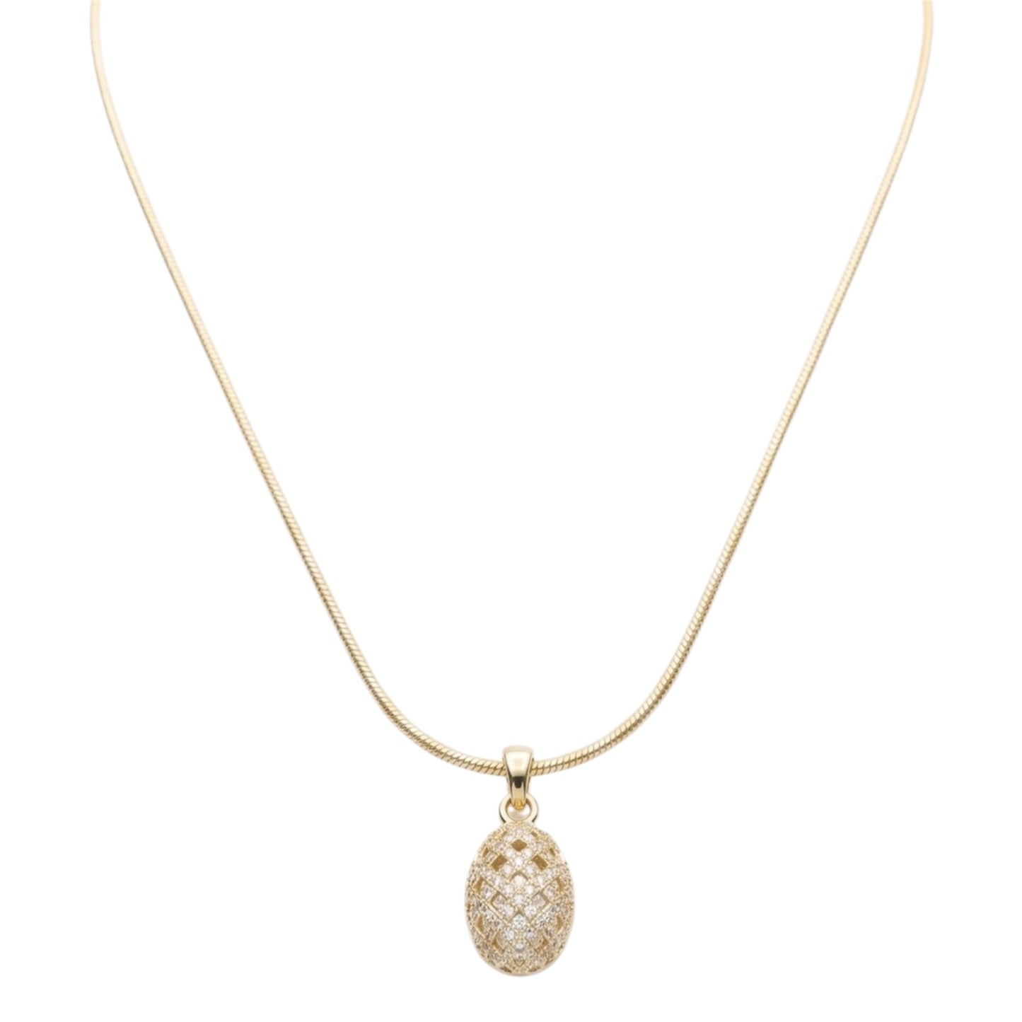 Collar Ostra pequeño Bañado en oro 18k, joyería Mare Rosato