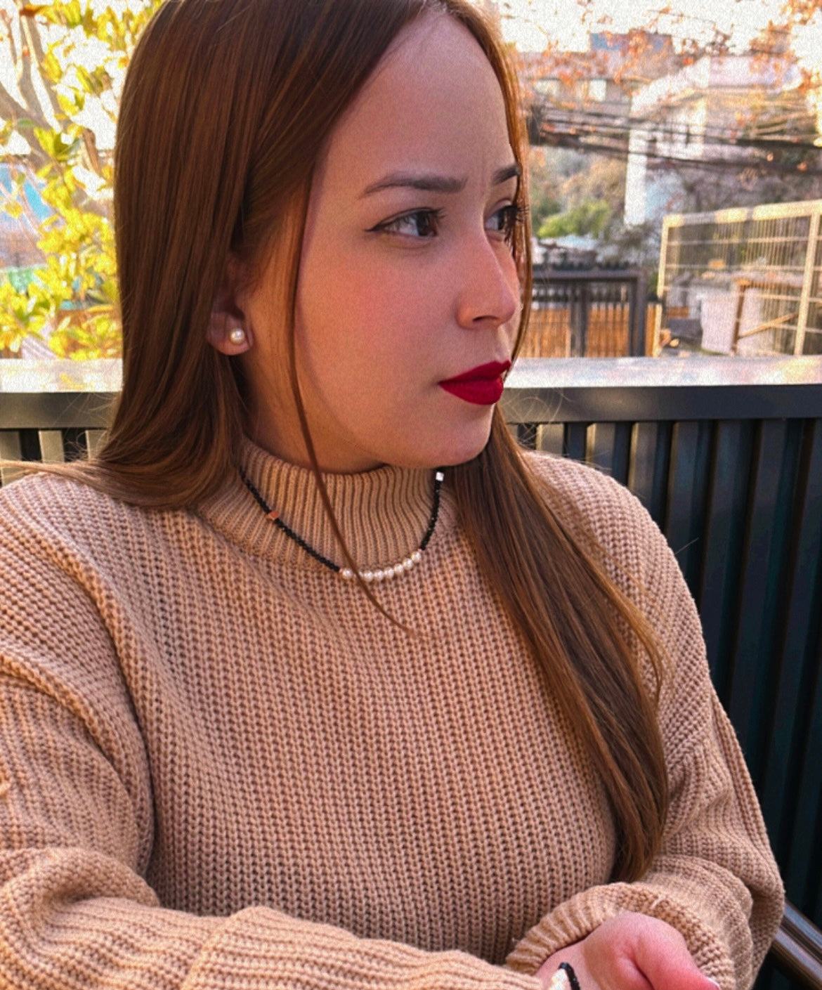 Collar de Perlas con Cristales