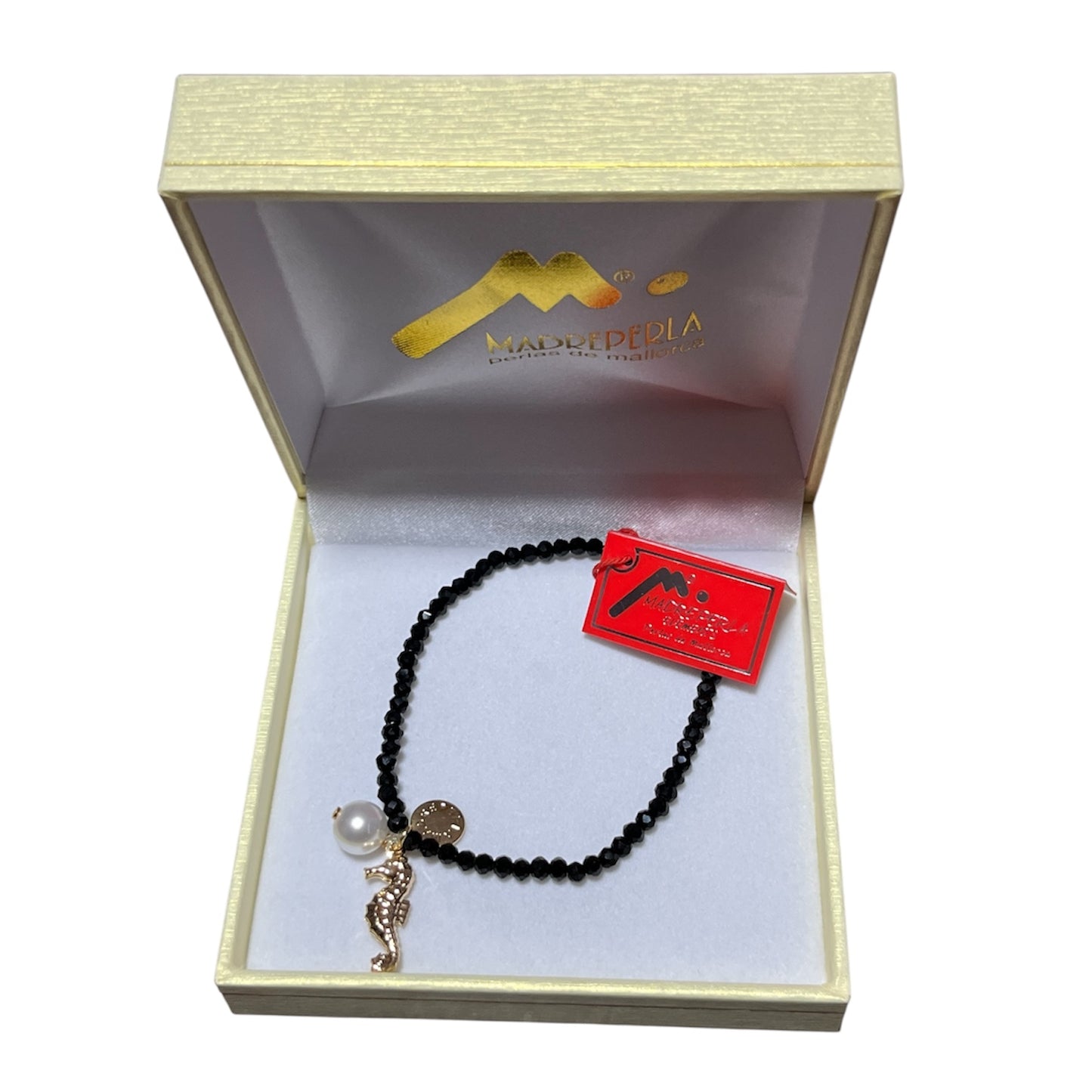 Pulsera con Cristales Abalorio Onix Tornasol