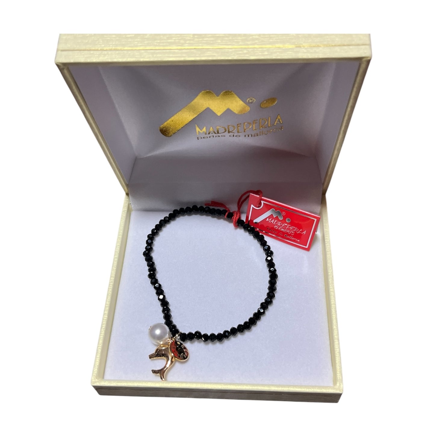 Pulsera con Cristales Abalorio Onix Tornasol