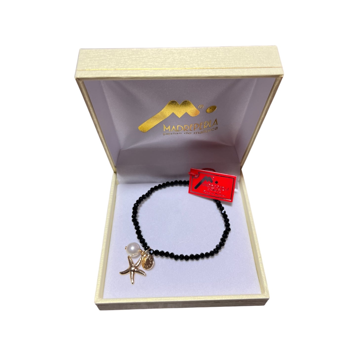 Pulsera con Cristales Abalorio Onix Tornasol