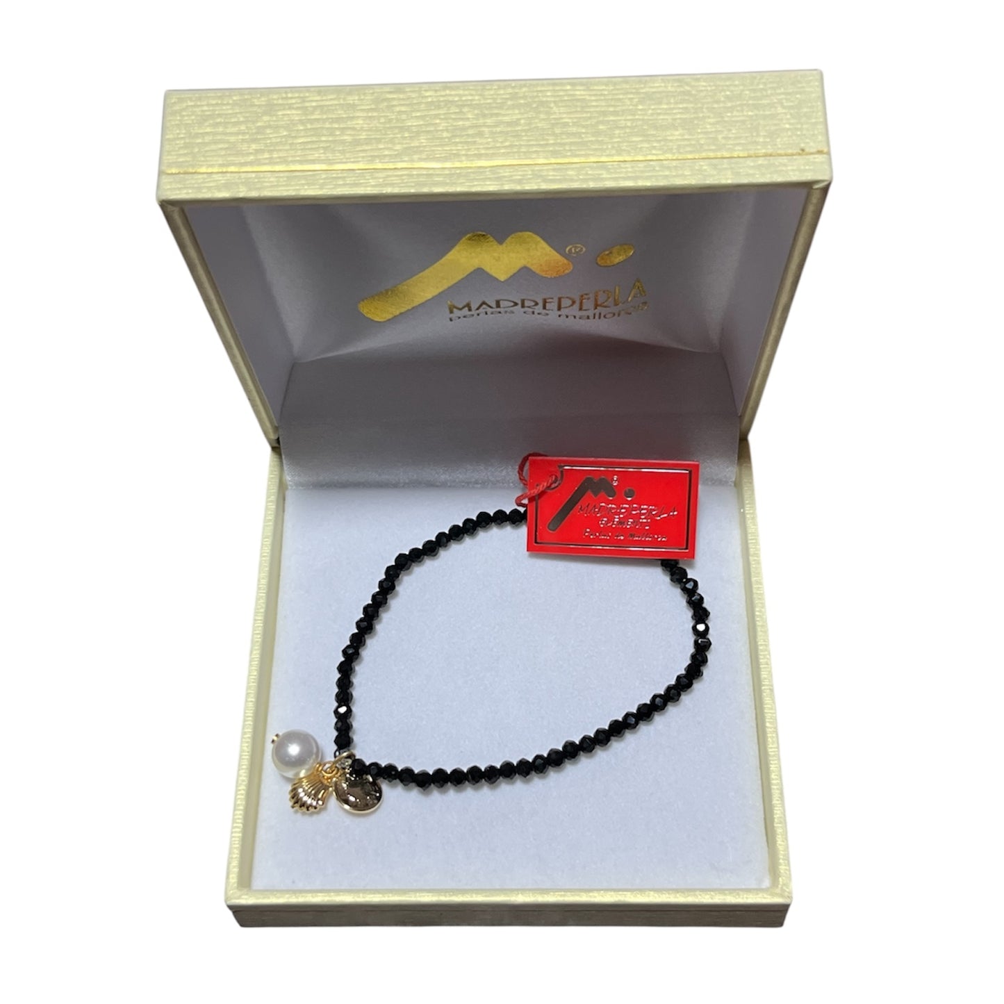 Pulsera con Cristales Abalorio Onix Tornasol
