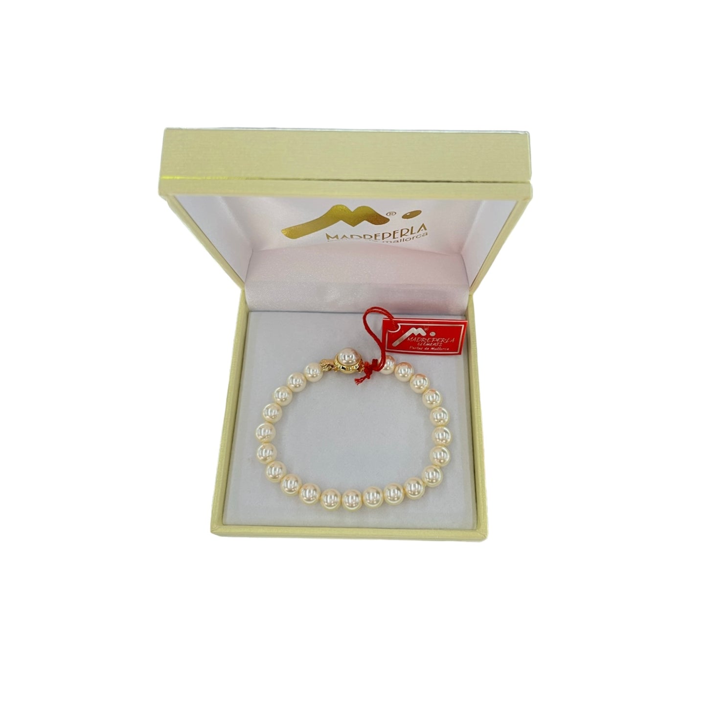 Set de Collar de Perlas Doble mas Pulsera 19 cm