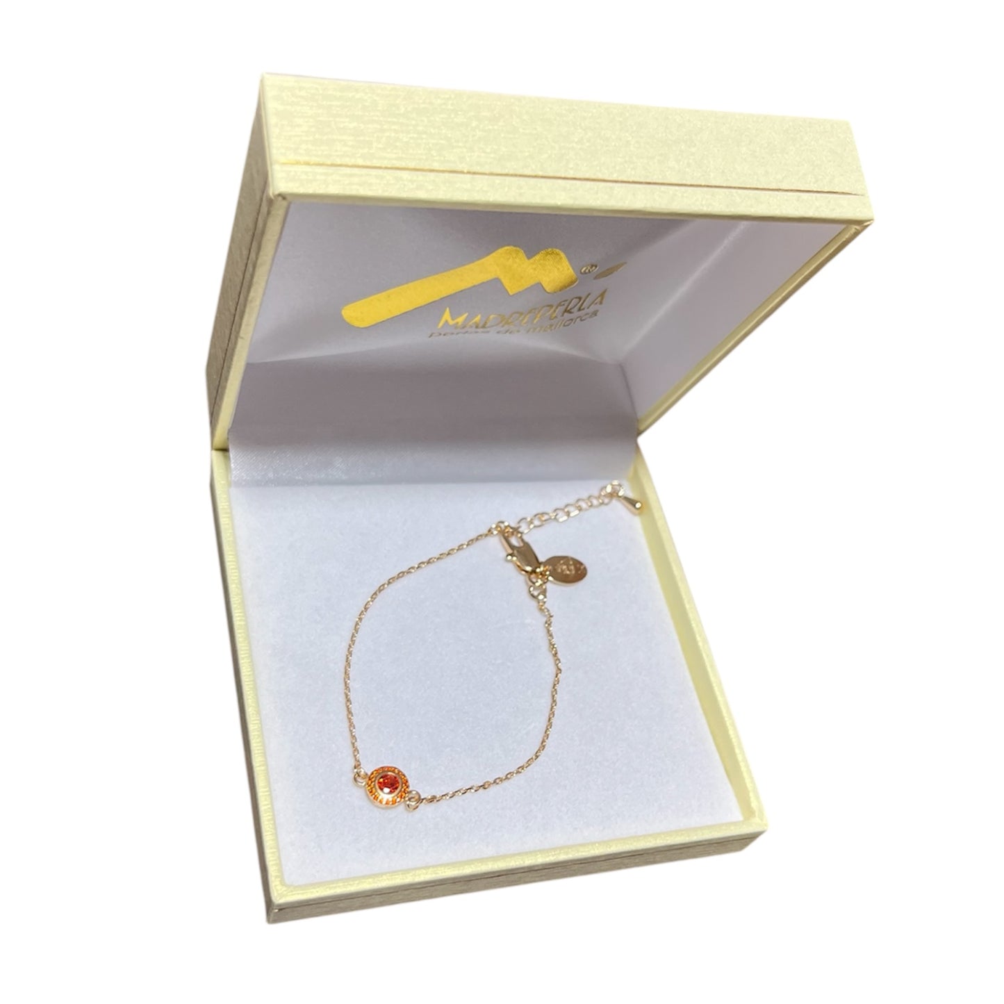 Pulsera Roja Vaioleth 16cm con micro circones