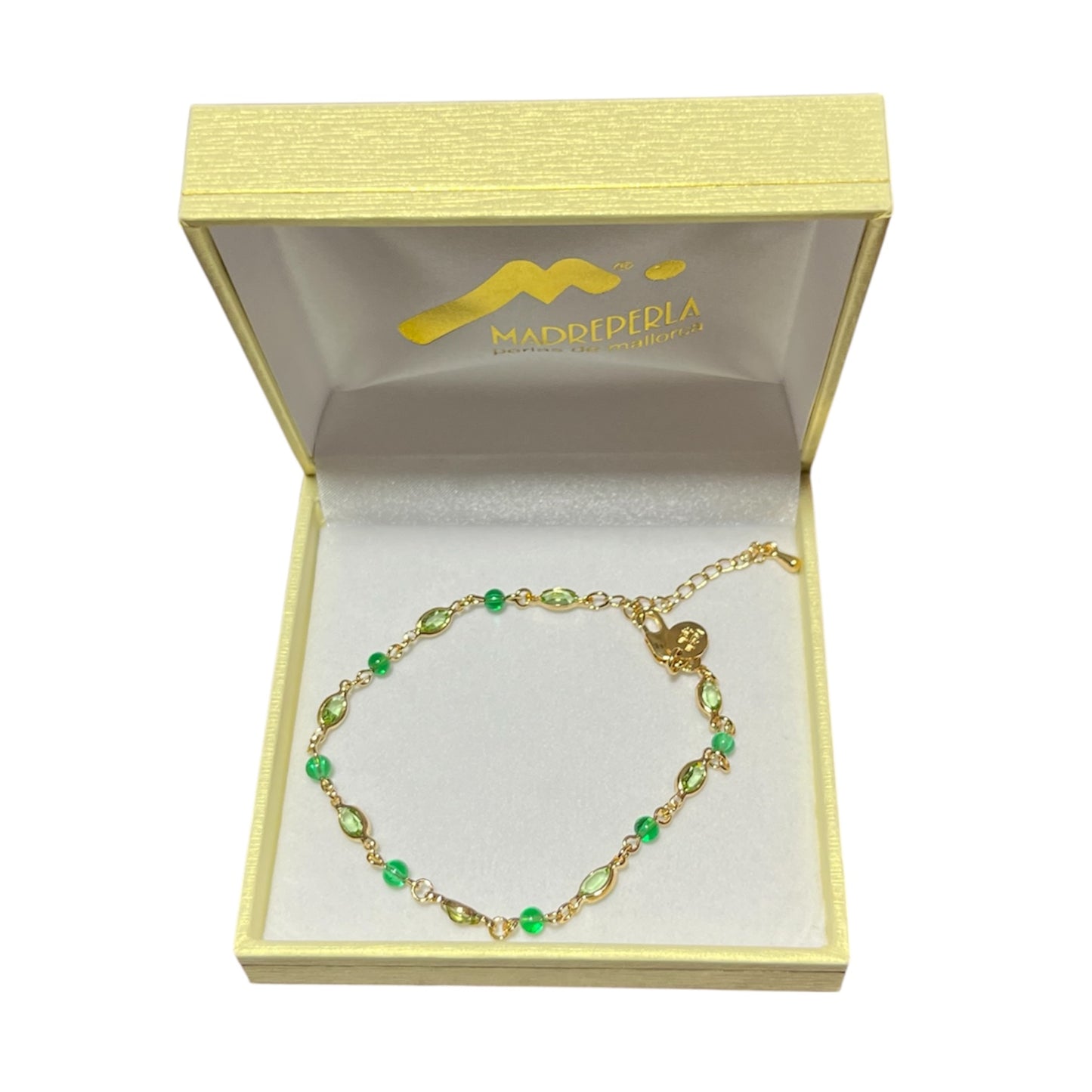 Pulseras Swarovski 18cm Esmeralda