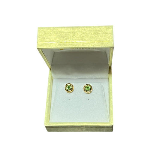 Aros de Mallorca enchapado en oro 18K Cristales Swarovski
