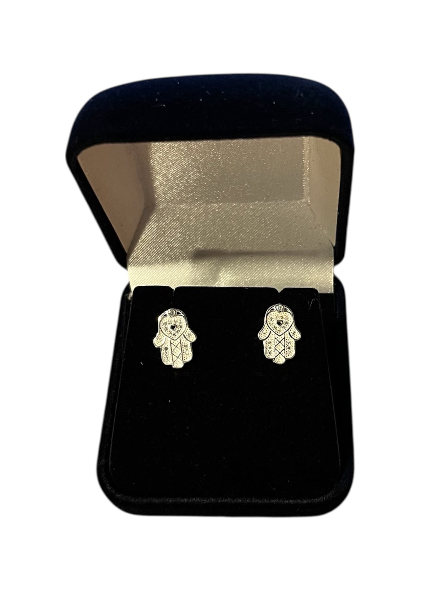 Aros Plata 925 Mano de Fatima