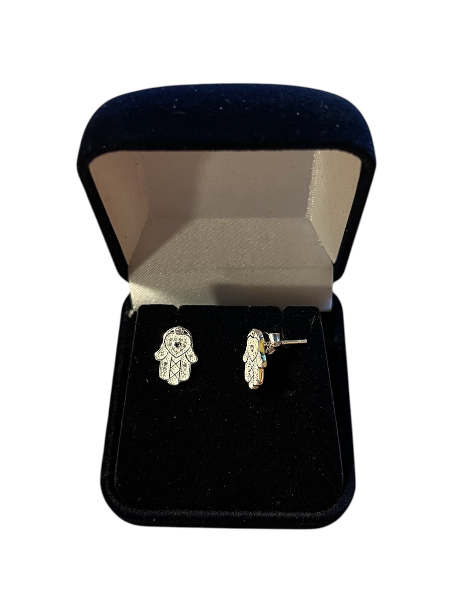 Aros Plata 925 Mano de Fatima