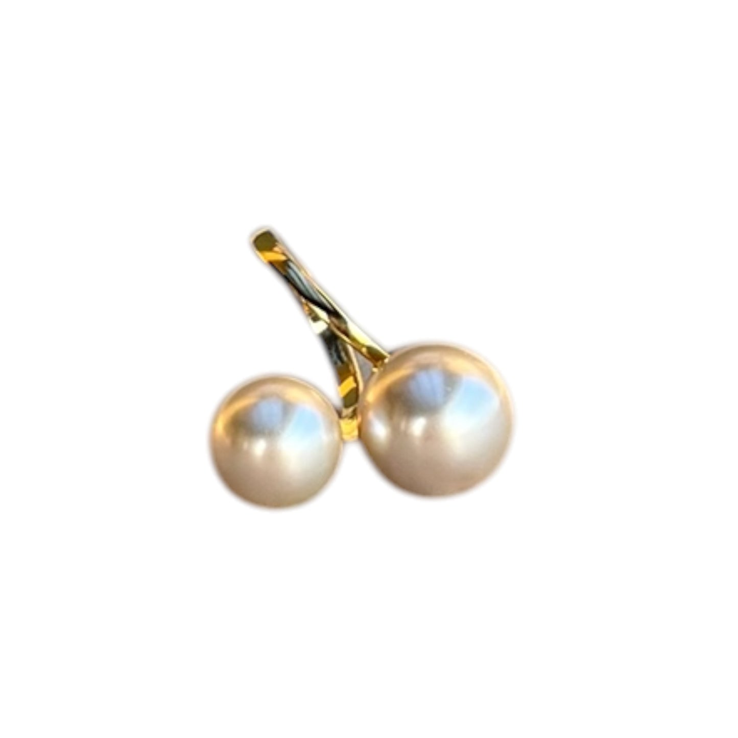 Anillo Perlas de Mallorca Doble 10mm y 12mm - Bañado en Oro 18K