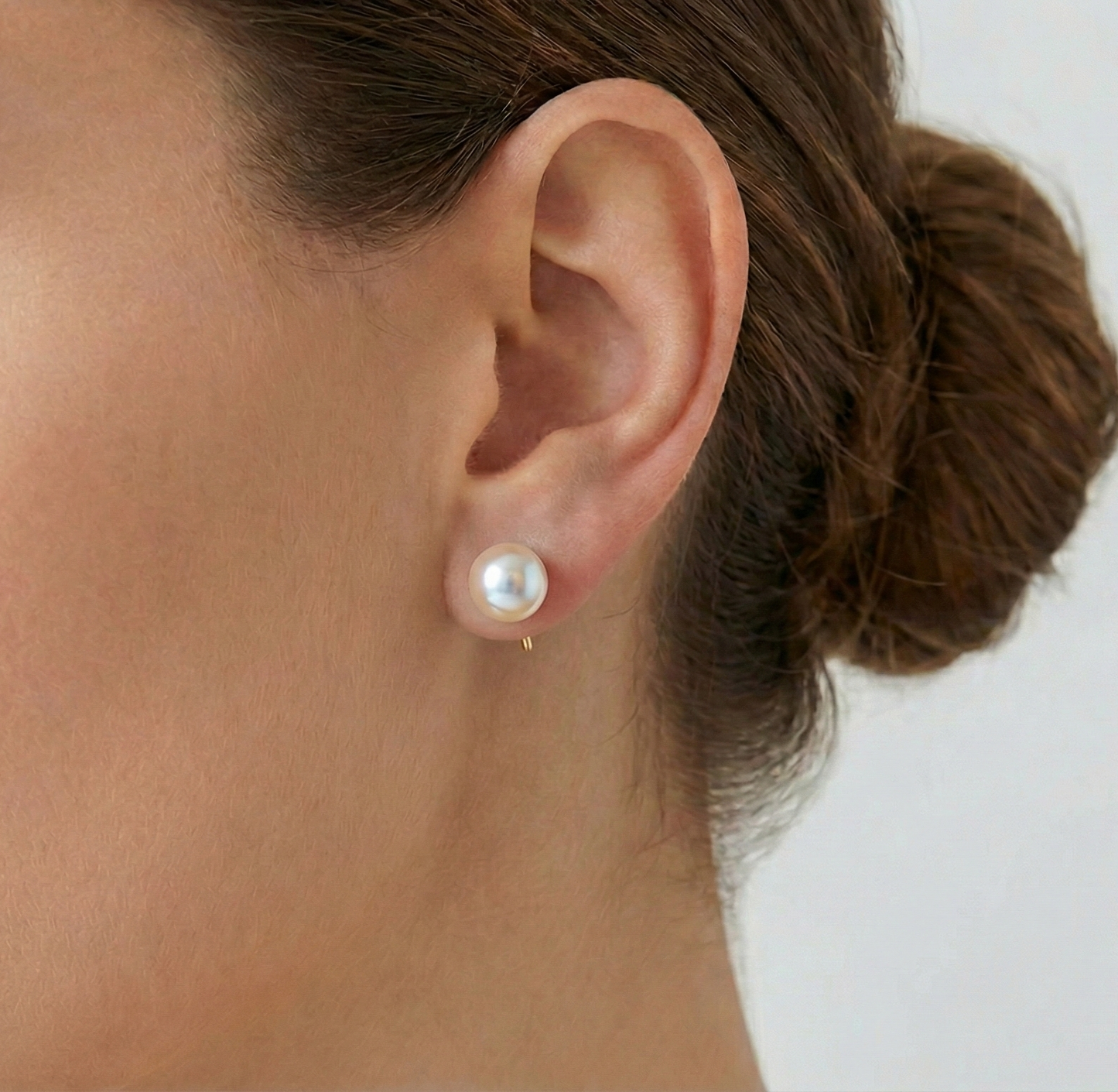 Aros Perlas Mallorca 10mm Enchapado en Oro 18K