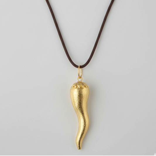 Collar Aji Dorado - Bañado en Oro 18K