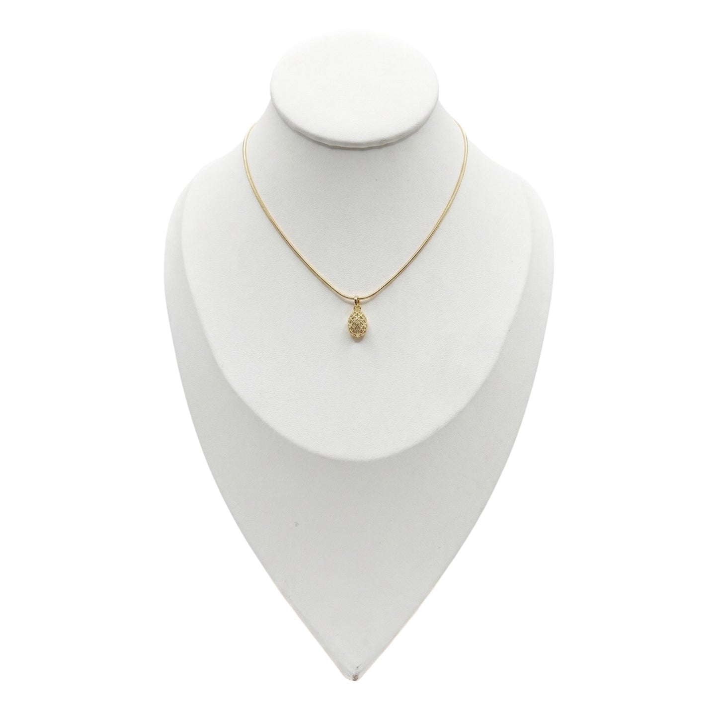 Collar Ostra pequeño Bañado en oro 18k, joyería Mare Rosato