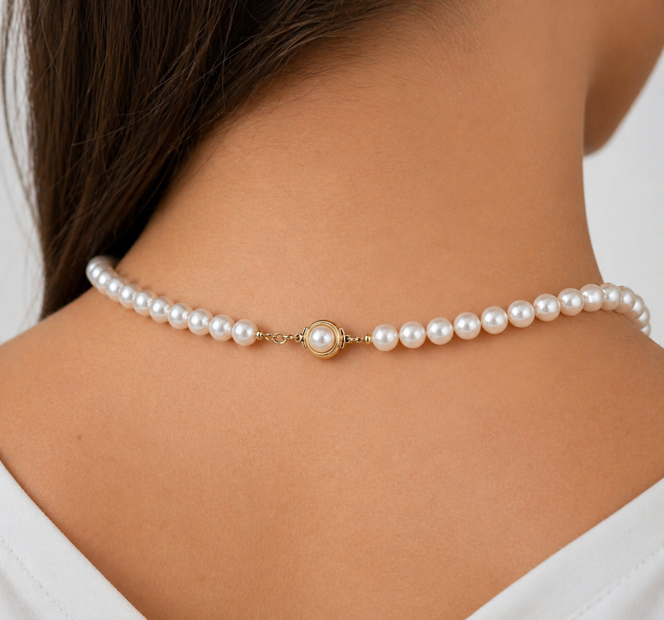 Collar de Perlas (7mm), joyería Mare Rosato