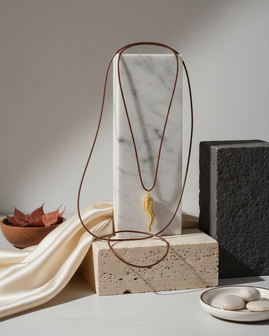 Collar Aji Dorado - Bañado en Oro 18K