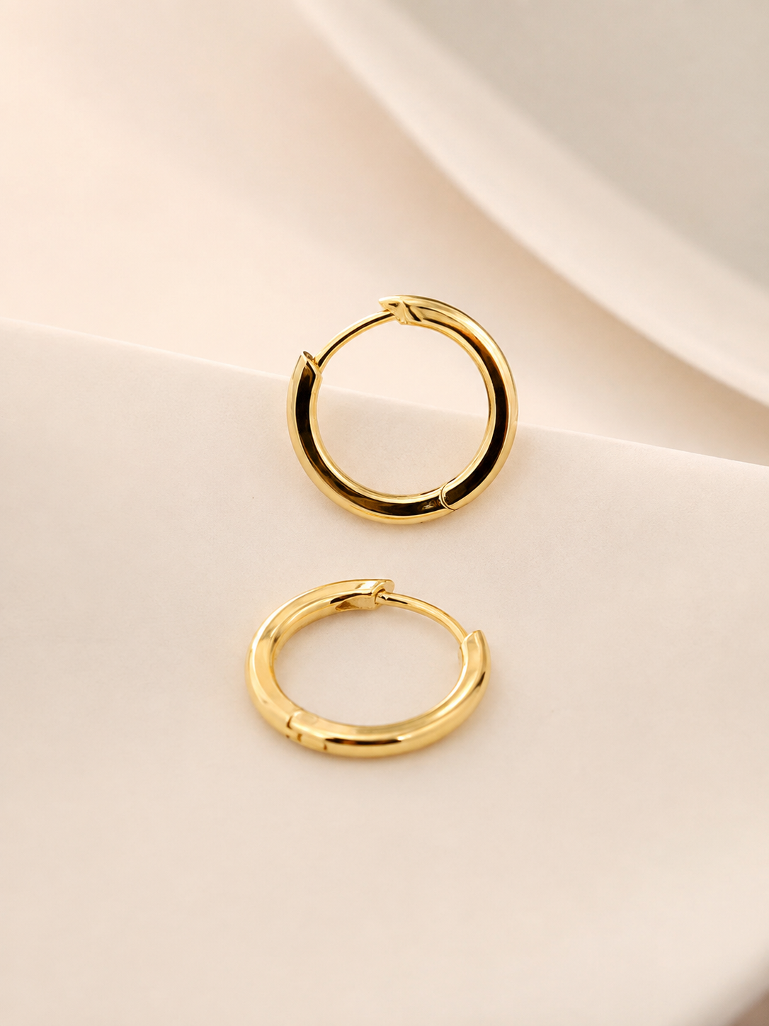 Argollas Bañadas en oro 18K - Regalo