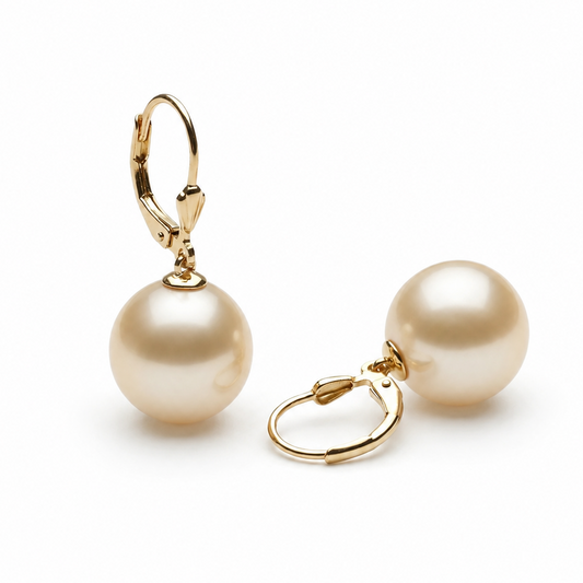 Argollas con Perlas 12mm