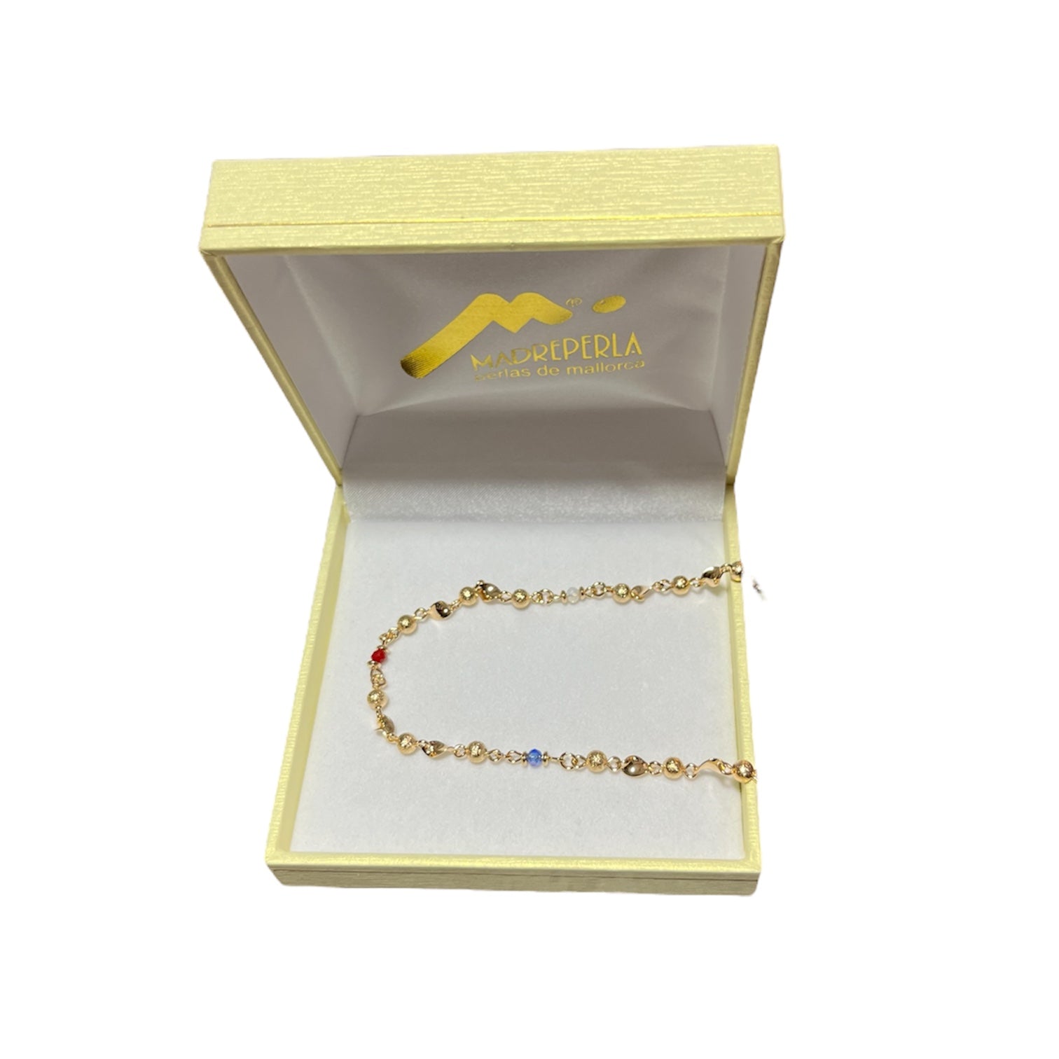 Collar Swarovski Varias Enchapado en Oro 18k, joyería Mare Rosato