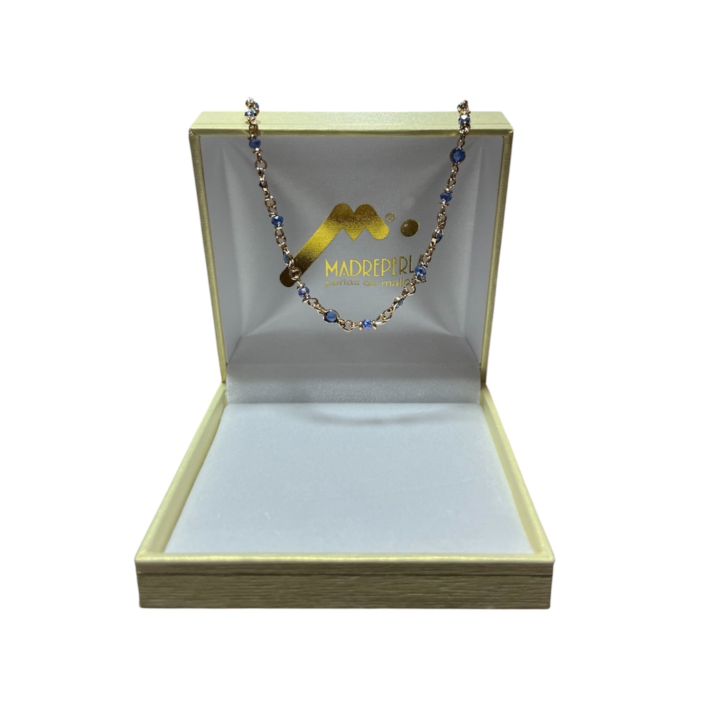 Collar Swarovski Zafiro 40cm, joyería Mare Rosato