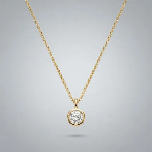 Collar Punto de Luz | Baño en Oro 18K