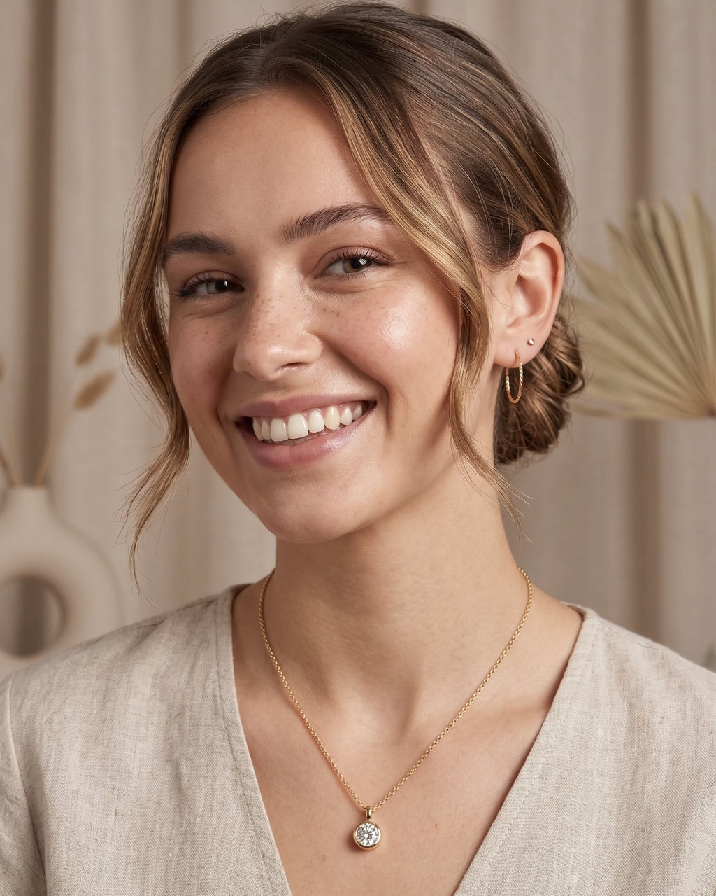 Collar Punto de Luz | Baño en Oro 18K