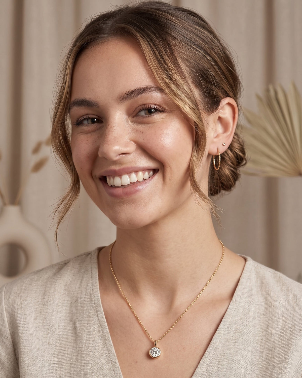 Collar Punto de Luz | Baño en Oro 18K