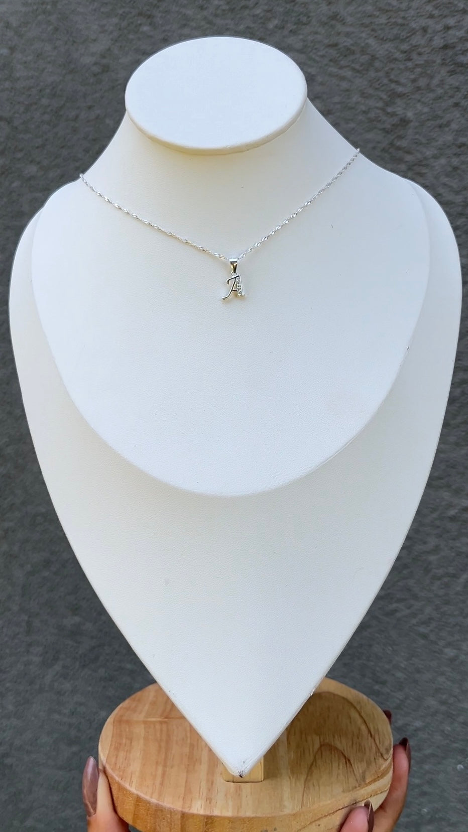 Collar Plata 925 Inicial - Letra