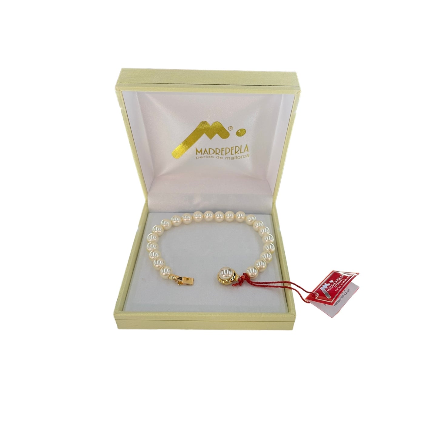 Set de Collar de Perlas Doble mas Pulsera 19 cm