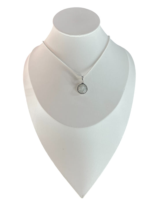 Collar Plata 925 Piedra Luna