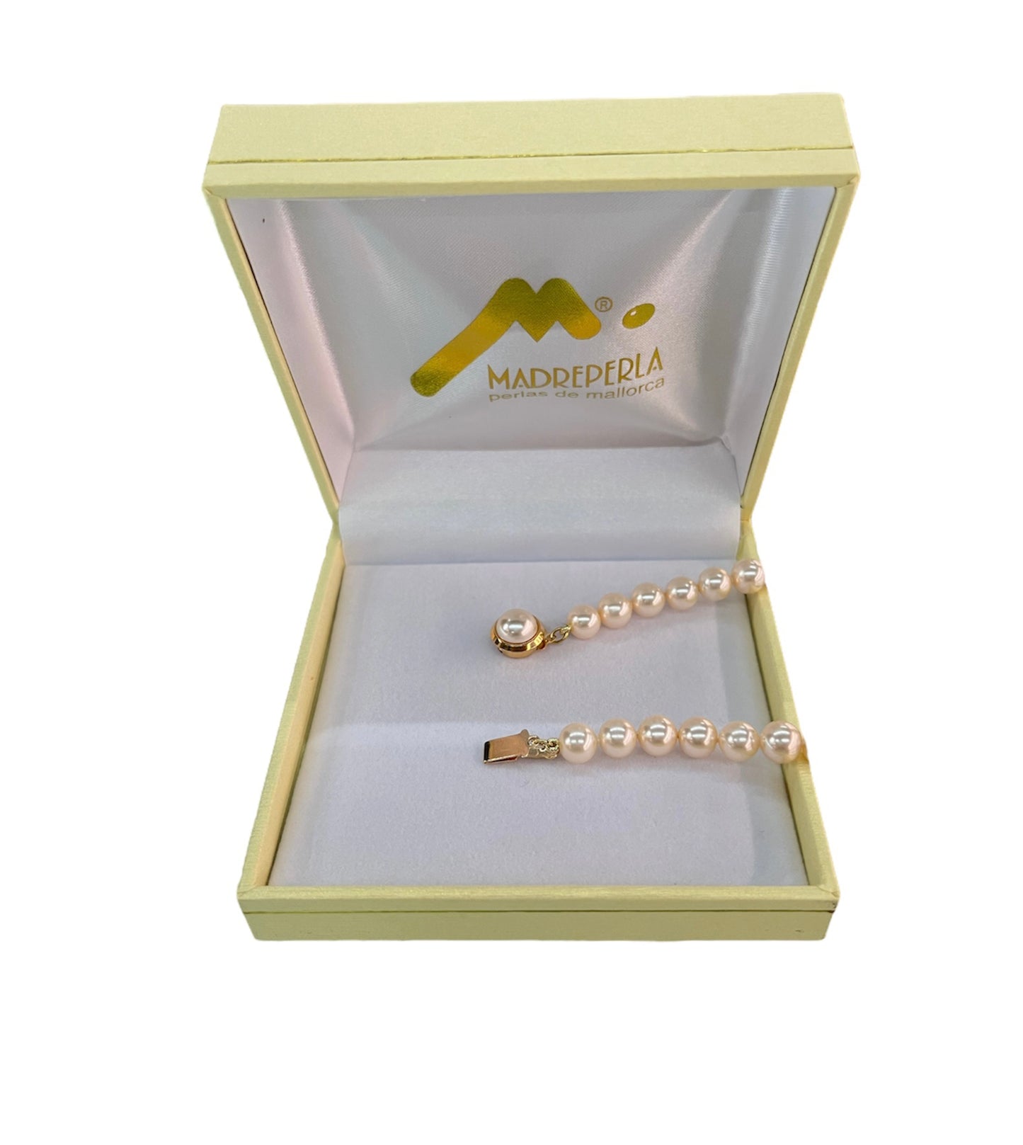 Set de Collar de Perlas 8MM mas Pulsera 19 cm
