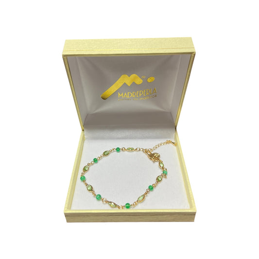 Pulseras Swarovski 18cm Esmeralda