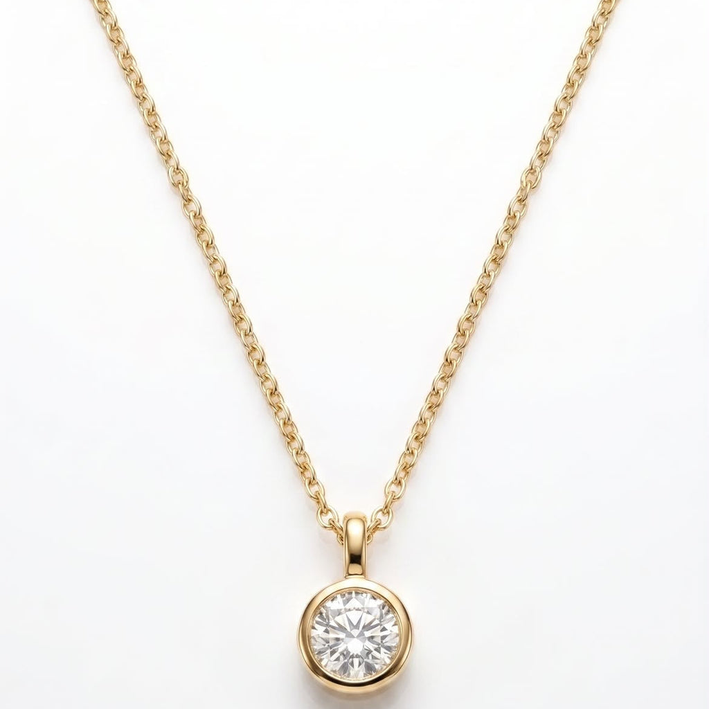 Collar Punto de Luz | Baño en Oro 18K