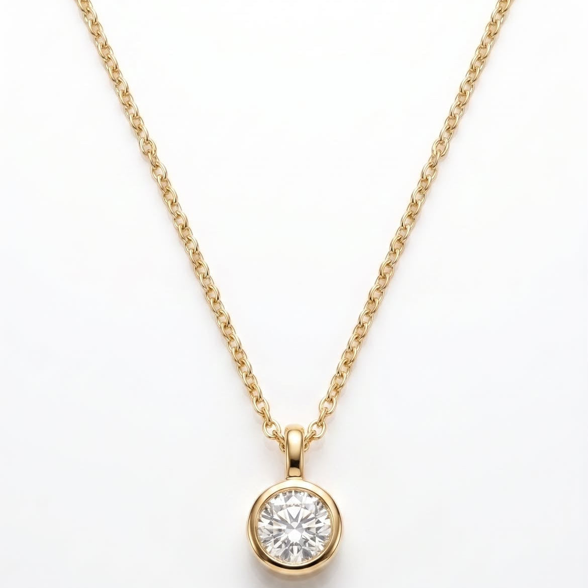 Collar Punto de Luz | Baño en Oro 18K