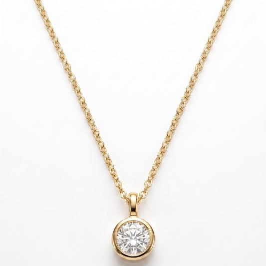 Collar Punto de Luz | Baño en Oro 18K