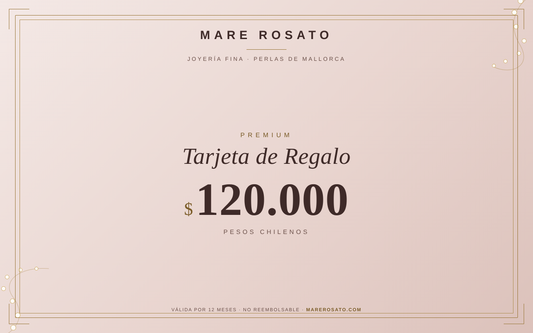 Tarjeta de Regalo Premium - Mare Rosato