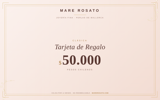 Tarjeta de Regalo Clásico - Mare Rosato